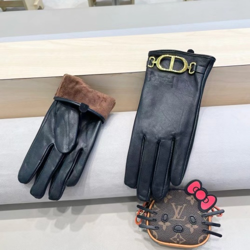 Cheap Christian Dior Gloves For Women #1269815 Replica Wholesale [$45.00 USD] [ITEM#1269815] on Replica Christian Dior Gloves