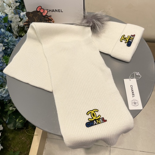 Cheap Chanel Hat and Scarf Set #1269910 Replica Wholesale [$64.00 USD] [ITEM#1269910] on Replica Chanel Hat and Scarf and Glove Set