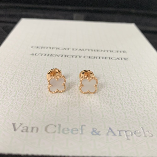 Cheap Van Cleef &amp; Arpels Earrings For Women #1269985 Replica Wholesale [$45.00 USD] [ITEM#1269985] on Replica Van Cleef &amp; Arpels Earrings