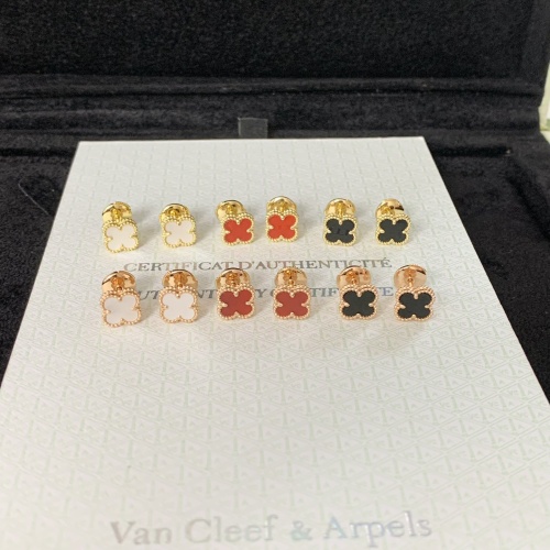 Cheap Van Cleef &amp; Arpels Earrings For Women #1269988 Replica Wholesale [$45.00 USD] [ITEM#1269988] on Replica Van Cleef &amp; Arpels Earrings