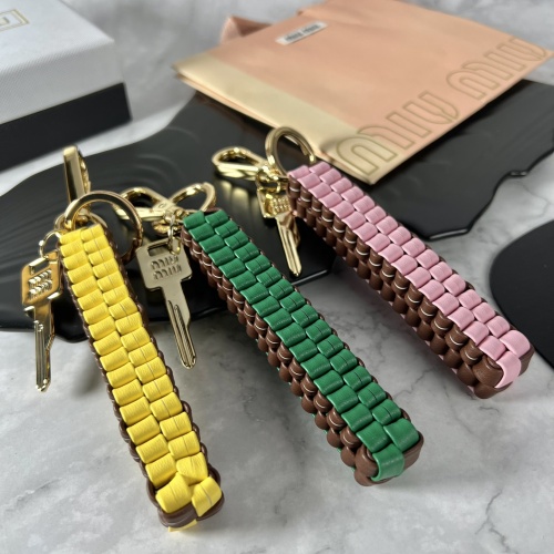 Cheap MIU MIU Key Holder And Bag Buckle #1270077 Replica Wholesale [$42.00 USD] [ITEM#1270077] on Replica MIU MIU Key Holder And Bag Buckle