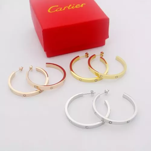 Cheap Cartier Earrings For Women #1270460 Replica Wholesale [$32.00 USD] [ITEM#1270460] on Replica Cartier Earrings