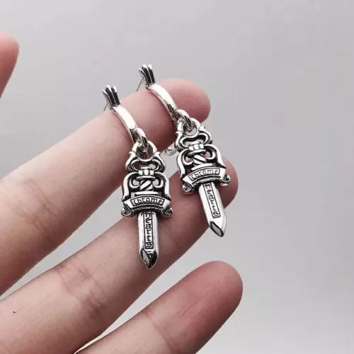 Cheap Chrome Hearts Earrings For Women #1270461 Replica Wholesale [$34.00 USD] [ITEM#1270461] on Replica Chrome Hearts Earrings