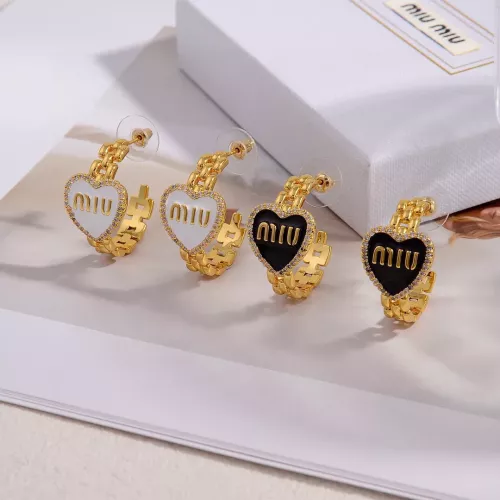 Cheap MIU MIU Earrings For Women #1270692 Replica Wholesale [$29.00 USD] [ITEM#1270692] on Replica MIU MIU Earrings