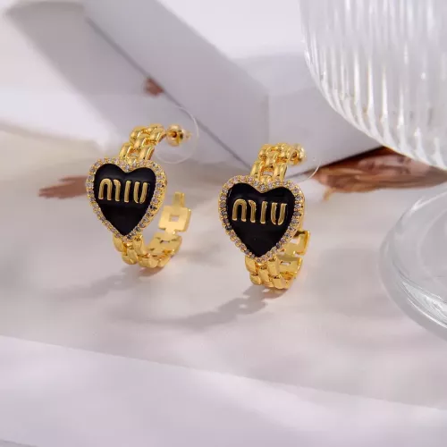 Cheap MIU MIU Earrings For Women #1270694 Replica Wholesale [$29.00 USD] [ITEM#1270694] on Replica MIU MIU Earrings