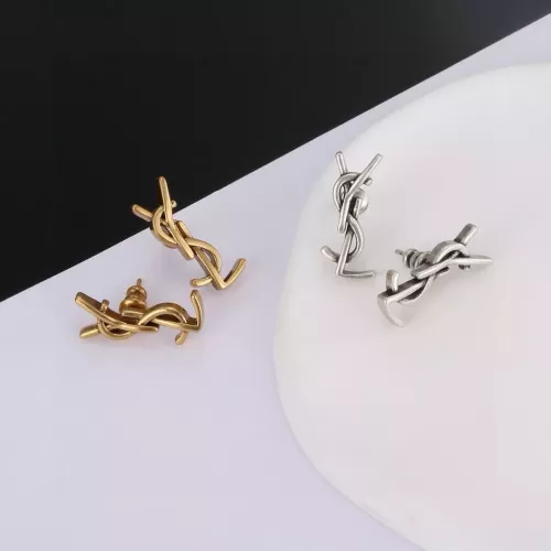 Cheap Yves Saint Laurent YSL Earrings For Women #1270787 Replica Wholesale [$25.00 USD] [ITEM#1270787] on Replica Yves Saint Laurent YSL Earrings