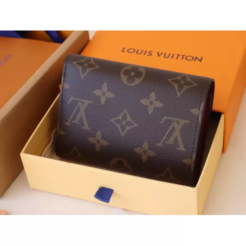 Cheap Louis Vuitton AAA Quality Wallets In Burgundy #1271133 Replica Wholesale [$85.00 USD] [ITEM#1271133] on Replica Louis Vuitton AAA+ Quality Wallets