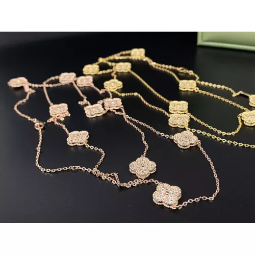 Cheap Van Cleef &amp; Arpels Necklaces For Women #1271354 Replica Wholesale [$40.00 USD] [ITEM#1271354] on Replica Van Cleef &amp; Arpels Necklaces