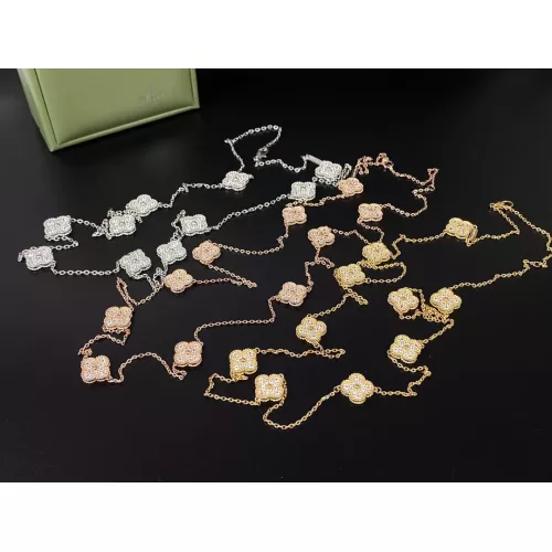 Cheap Van Cleef &amp; Arpels Necklaces For Women #1271354 Replica Wholesale [$40.00 USD] [ITEM#1271354] on Replica Van Cleef &amp; Arpels Necklaces