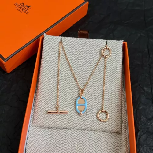 Cheap Hermes Necklaces #1271708 Replica Wholesale [$45.00 USD] [ITEM#1271708] on Replica Hermes Necklaces