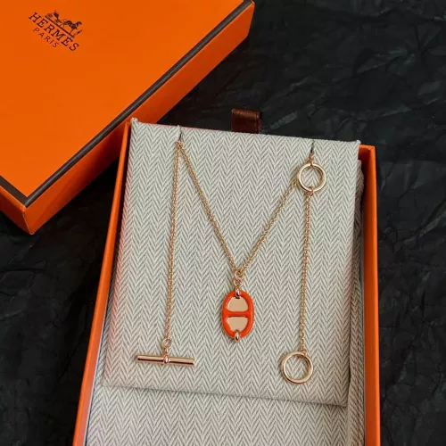 Cheap Hermes Necklaces #1271713 Replica Wholesale [$45.00 USD] [ITEM#1271713] on Replica 