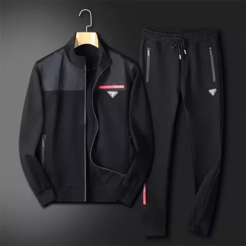 Cheap Prada Tracksuits Long Sleeved For Men #1271774 Replica Wholesale [$80.00 USD] [ITEM#1271774] on Replica Prada Tracksuits