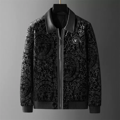 Cheap Versace Jackets Long Sleeved For Men #1271816 Replica Wholesale [$92.00 USD] [ITEM#1271816] on Replica Versace Jackets