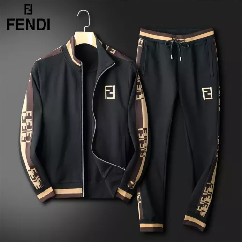 Cheap Fendi Tracksuits Long Sleeved For Men #1271824 Replica Wholesale [$92.00 USD] [ITEM#1271824] on Replica Fendi Tracksuits