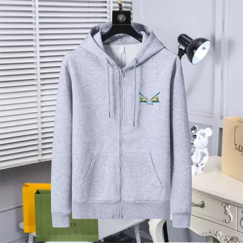 Cheap Fendi Hoodies Long Sleeved For Men #1271834 Replica Wholesale [$52.00 USD] [ITEM#1271834] on Replica Fendi Hoodies