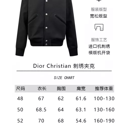 Cheap Christian Dior Jackets Long Sleeved For Men #1271837 Replica Wholesale [$132.00 USD] [ITEM#1271837] on Replica Christian Dior Jackets