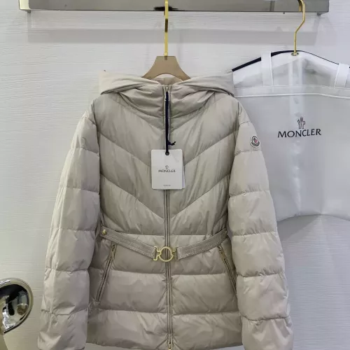 Cheap Moncler Down Feather Coat Long Sleeved For Women #1271873 Replica Wholesale [$172.00 USD] [ITEM#1271873] on Replica Moncler Down Feather Coat