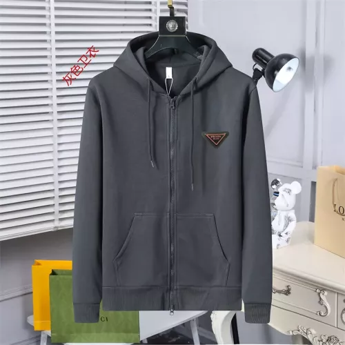 Cheap Prada Hoodies Long Sleeved For Men #1271968 Replica Wholesale [$52.00 USD] [ITEM#1271968] on Replica Prada Hoodies