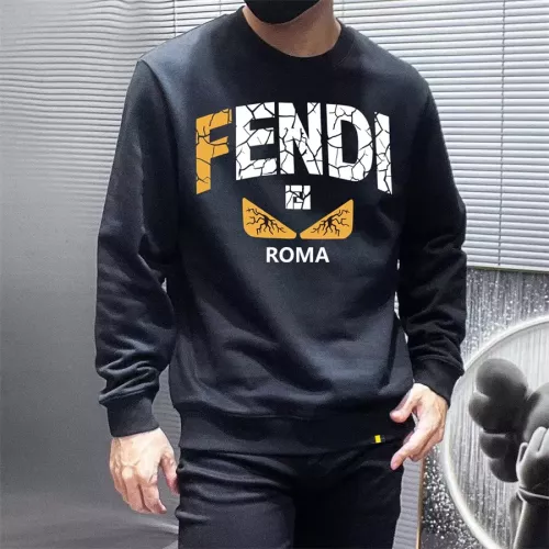 Cheap Fendi Hoodies Long Sleeved For Men #1272102 Replica Wholesale [$48.00 USD] [ITEM#1272102] on Replica Fendi Hoodies