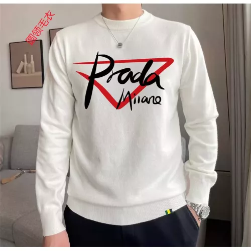 Cheap Prada Sweater Long Sleeved For Men #1272237 Replica Wholesale [$48.00 USD] [ITEM#1272237] on Replica Prada Sweater