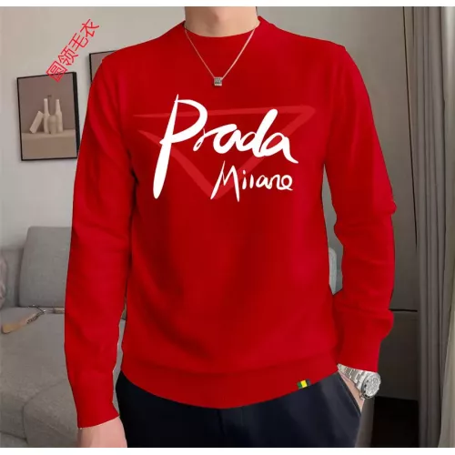 Cheap Prada Sweater Long Sleeved For Men #1272241 Replica Wholesale [$48.00 USD] [ITEM#1272241] on Replica Prada Sweater