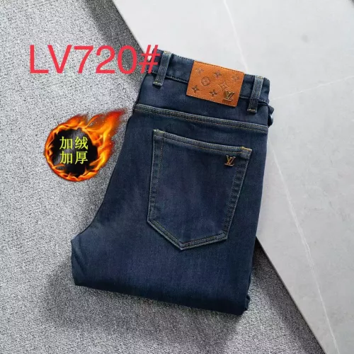 Cheap Louis Vuitton LV Jeans For Men #1272296 Replica Wholesale [$45.00 USD] [ITEM#1272296] on Replica 