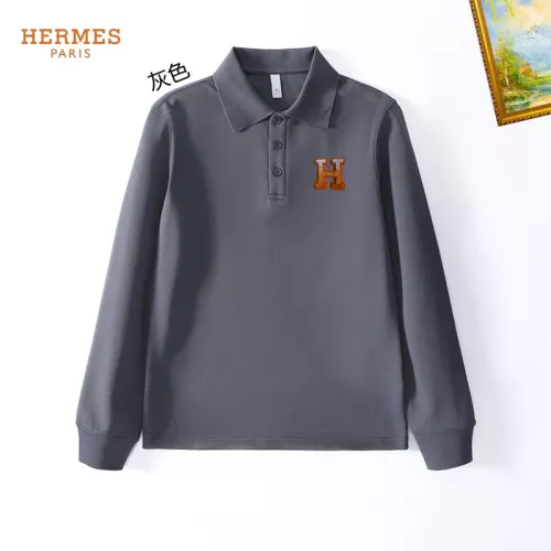 Cheap Hermes T-Shirts Long Sleeved For Men #1272360 Replica Wholesale [$40.00 USD] [ITEM#1272360] on Replica 