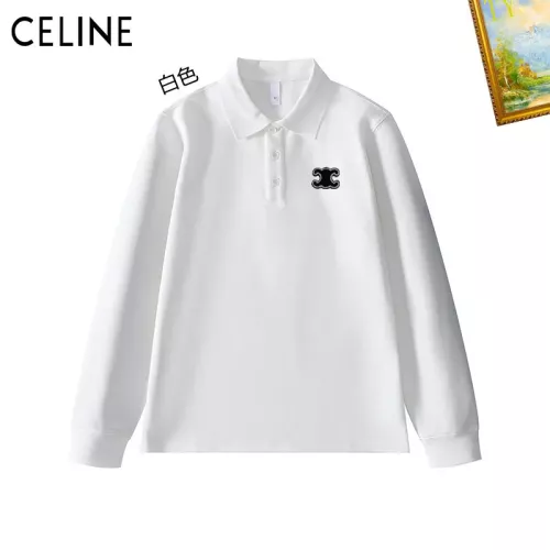 Celine T-Shirts Long Sleeved For Men #1272375