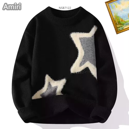 Cheap Amiri Sweaters Long Sleeved For Men #1272437 Replica Wholesale [$48.00 USD] [ITEM#1272437] on Replica Amiri Sweaters