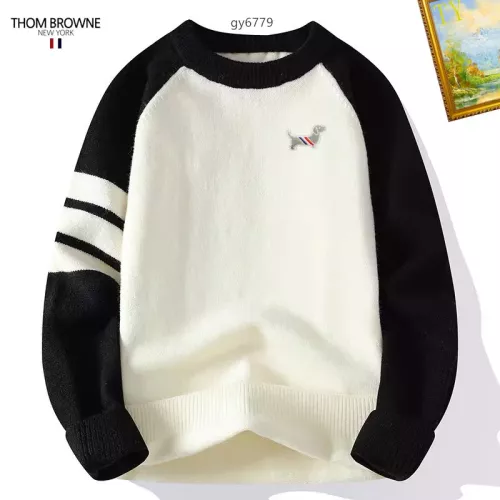 Cheap Thom Browne TB Sweaters Long Sleeved For Men #1272442 Replica Wholesale [$48.00 USD] [ITEM#1272442] on Replica Thom Browne TB Sweaters