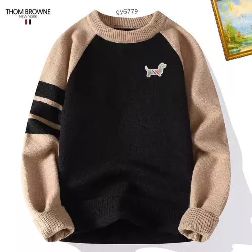 Cheap Thom Browne TB Sweaters Long Sleeved For Men #1272445 Replica Wholesale [$48.00 USD] [ITEM#1272445] on Replica Thom Browne TB Sweaters