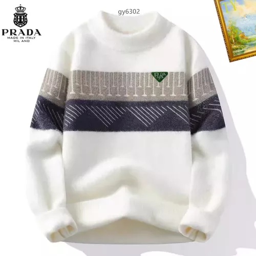 Cheap Prada Sweater Long Sleeved For Men #1272446 Replica Wholesale [$48.00 USD] [ITEM#1272446] on Replica Prada Sweater