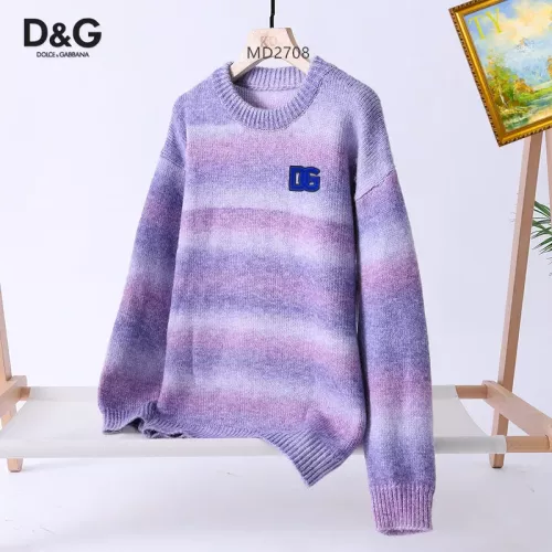 Cheap Dolce &amp; Gabbana D&amp;G Sweaters Long Sleeved For Men #1272450 Replica Wholesale [$48.00 USD] [ITEM#1272450] on Replica Dolce &amp; Gabbana D&amp;G Sweaters