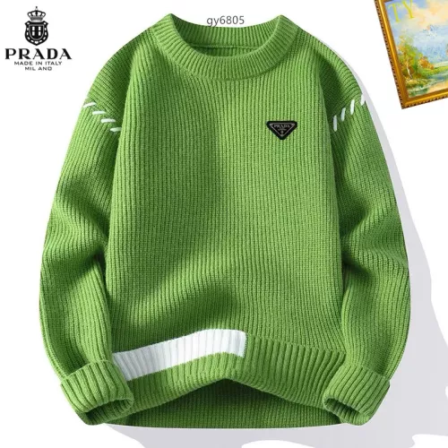 Cheap Prada Sweater Long Sleeved For Men #1272454 Replica Wholesale [$48.00 USD] [ITEM#1272454] on Replica Prada Sweater