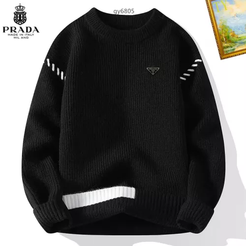 Cheap Prada Sweater Long Sleeved For Men #1272456 Replica Wholesale [$48.00 USD] [ITEM#1272456] on Replica Prada Sweater