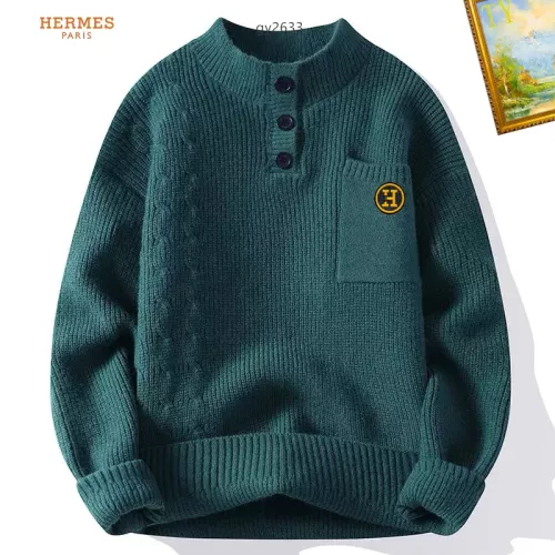 Cheap Hermes Sweaters Long Sleeved For Men #1272463 Replica Wholesale [$48.00 USD] [ITEM#1272463] on Replica 