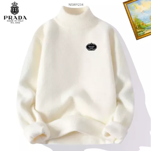 Cheap Prada Sweater Long Sleeved For Men #1272492 Replica Wholesale [$48.00 USD] [ITEM#1272492] on Replica Prada Sweater