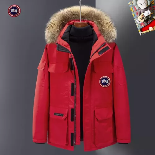 Cheap Canada Goose Down Feather Coat Long Sleeved For Men #1272498 Replica Wholesale [$82.00 USD] [ITEM#1272498] on Replica Canada Goose Down Feather Coat