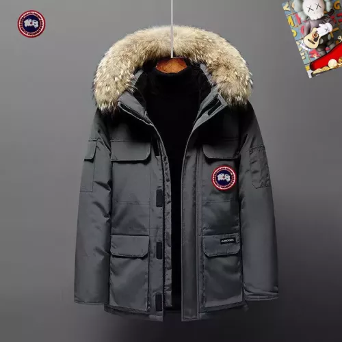 Cheap Canada Goose Down Feather Coat Long Sleeved For Men #1272500 Replica Wholesale [$82.00 USD] [ITEM#1272500] on Replica Canada Goose Down Feather Coat