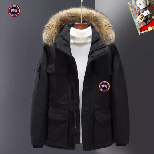 Cheap Canada Goose Down Feather Coat Long Sleeved For Men #1272501 Replica Wholesale [$82.00 USD] [ITEM#1272501] on Replica Canada Goose Down Feather Coat