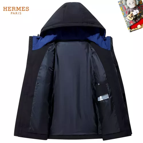 Cheap Hermes Down Feather Coat Long Sleeved For Men #1272504 Replica Wholesale [$82.00 USD] [ITEM#1272504] on Replica 