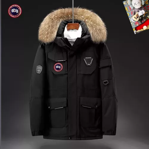 Cheap Canada Goose Down Feather Coat Long Sleeved For Men #1272513 Replica Wholesale [$82.00 USD] [ITEM#1272513] on Replica Canada Goose Down Feather Coat