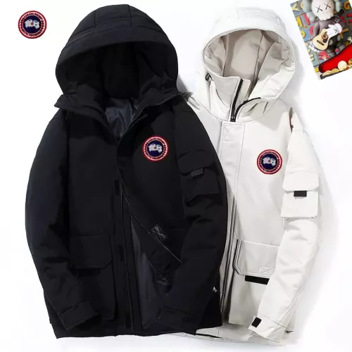 Cheap Canada Goose Down Feather Coat Long Sleeved For Men #1272519 Replica Wholesale [$82.00 USD] [ITEM#1272519] on Replica Canada Goose Down Feather Coat