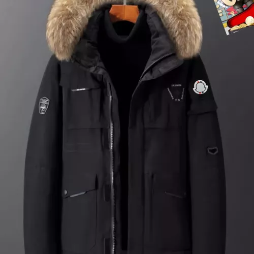 Cheap Moncler Down Feather Coat Long Sleeved For Men #1272543 Replica Wholesale [$82.00 USD] [ITEM#1272543] on Replica Moncler Down Feather Coat