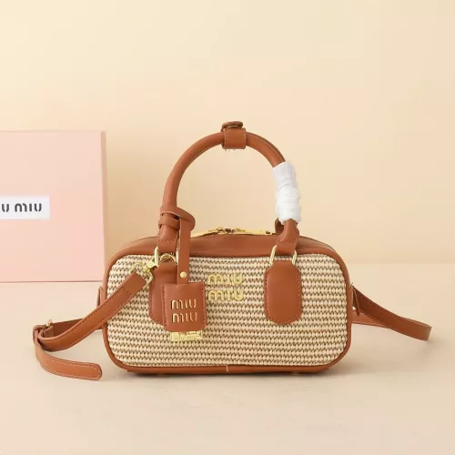 Cheap MIU MIU AAA Quality Handbags For Women #1272750 Replica Wholesale [$64.00 USD] [ITEM#1272750] on Replica MIU MIU AAA Quality Handbags