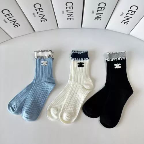 Cheap Celine Socks For Women #1272774 Replica Wholesale [$32.00 USD] [ITEM#1272774] on Replica Celine Socks