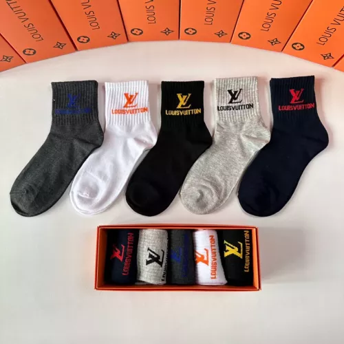 Cheap Louis Vuitton LV Socks #1272791 Replica Wholesale [$27.00 USD] [ITEM#1272791] on Replica Louis Vuitton LV Socks