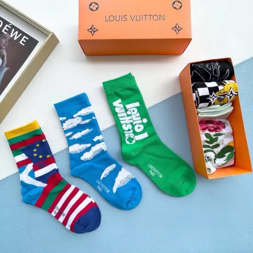 Cheap Louis Vuitton LV Socks #1272810 Replica Wholesale [$34.00 USD] [ITEM#1272810] on Replica Louis Vuitton LV Socks