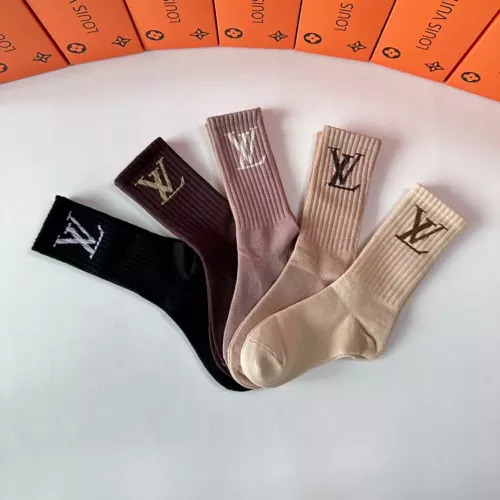 Cheap Louis Vuitton LV Socks #1272820 Replica Wholesale [$29.00 USD] [ITEM#1272820] on Replica Louis Vuitton LV Socks