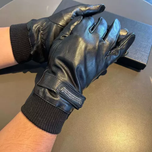 Cheap Chrome Hearts Gloves For Men #1272869 Replica Wholesale [$48.00 USD] [ITEM#1272869] on Replica Chrome Hearts Gloves